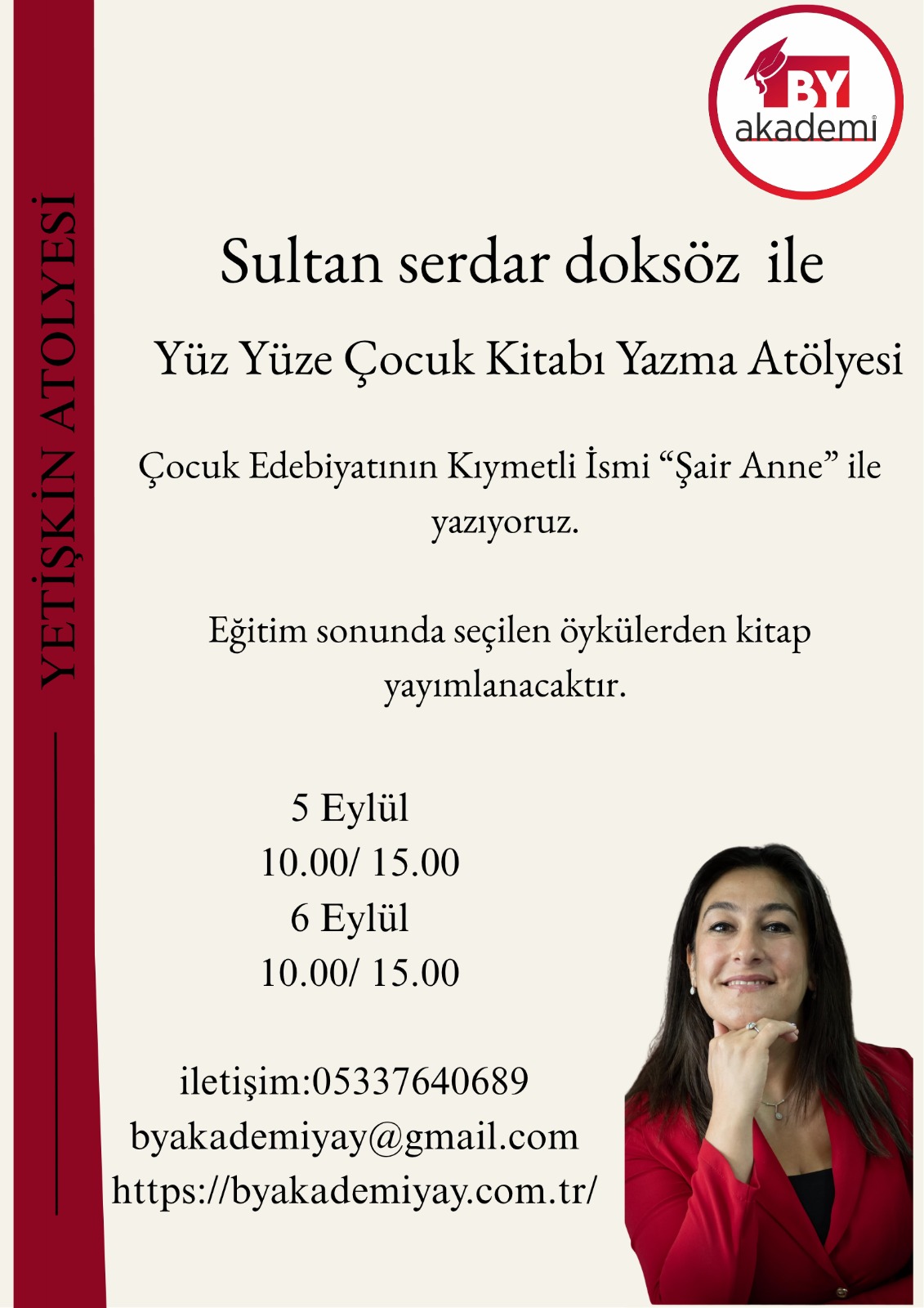 Sultan Serdar Doksöz ile çocuk kitabı yazma atölyesi